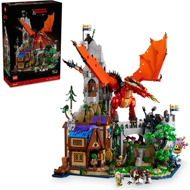 LEGO® Ideas Dungeons Dragons: Kırmızı Ejderhanın Hikayesi 21348 - Yetişkinler için Koleksiyonluk ve