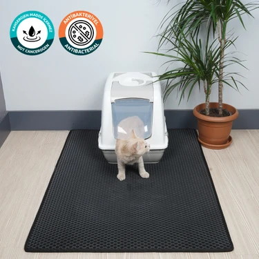 Eva Türkiye 100x110 cm Kedi Tuvaleti Önü Paspası Kedi Kumu