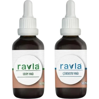 Ravla 2'li Ürün - Udim Yağı 50ml / Çörekotu Yağı