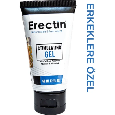 Eurorganiq Erectın Stımulatıng Gel Jeli 60 ml - Erkeklere Özel Uyarma ve Geciktime