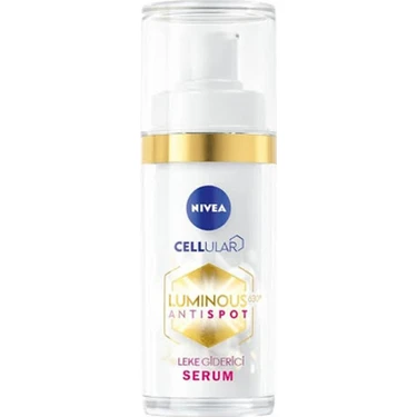 NIVEA Luminous630 Leke Karşıtı Cilt Bakım Serumu 30ml, Cilt Tonu Eşitleyici, Hyaluronik Asit, E