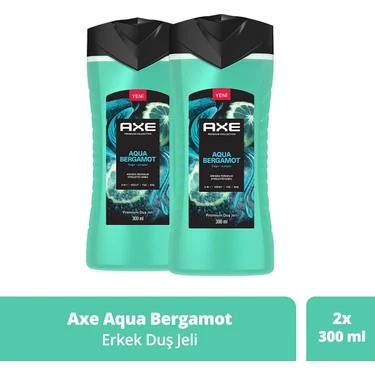 Axe Premium Collection Duş Jeli Aqua Bergamot 3 In 1 Vücut Saç Yüz 300 ml