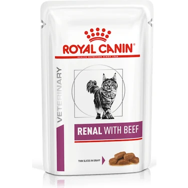 Royal Canin Renal With Beef Kedi Yaş Maması 12 x