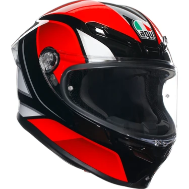 agv k6 fiyat Agv K6 S Hyphen Black Red White Kapalı Kask Fiyatı