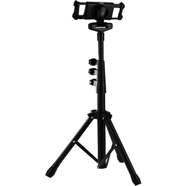 Silhouette Tablet Pc Tripod Taşınabilir Teleskopik Ayarlanabilir Zemin Metal Tripod 4.7-12.9 Inç