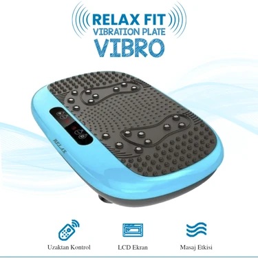 Relax Vibro Vibration Plate Egzersiz ve Titreşimli Basen Karın Kol Bacak Spor