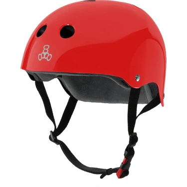 Triple Eight The Certified Sweatsaver Red Glossy Kask