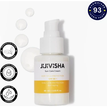 Jijivisha Sun Care Cream (Aydınlatıcı Yaşlanma Karşıtı Güneş Kremi)