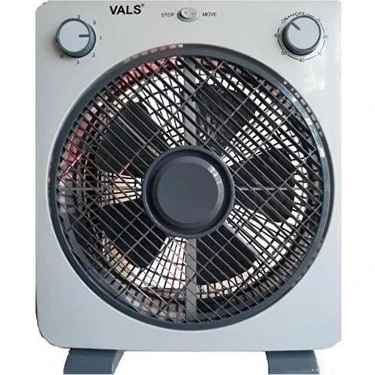 Vals Kutu Fan Vantilatör 45W Kompakt Tasarım Yüksek Performans ve Geniş Salınım Açısı