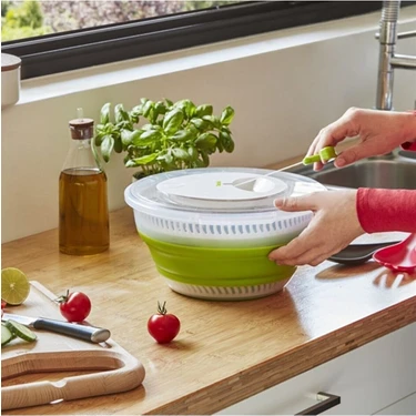 TEFAL KATLANABİLİR SALATA KURUTUCU 4