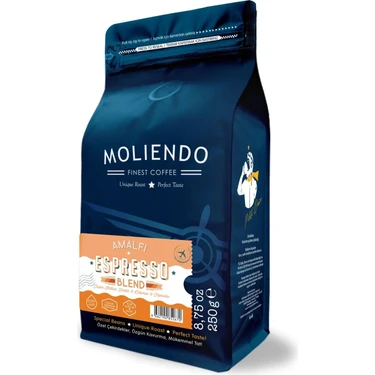 Moliendo Amalfi Espresso Blend Kahve (Çekirdek Kahve) 250