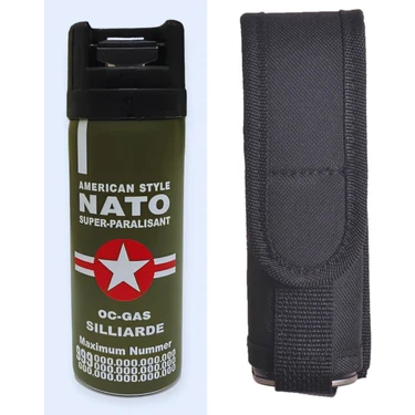 Mrc Tactical Gkm Nato Spreyi Biber Yaşartıcı Gazı + Kılıfı (50ML)