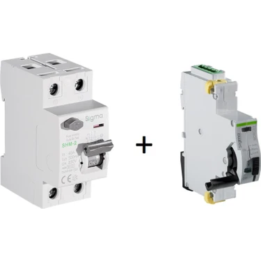 Sigma Elektrik SCRC03 Otomatik Yeniden Kurma Ünitesi + 2X40 300MA Kaçak Akım