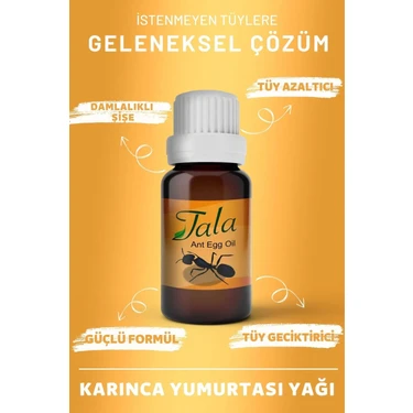 Tüy Azaltıcı ve Tüy Dökücü Karınca Yumurtası Yağı 20