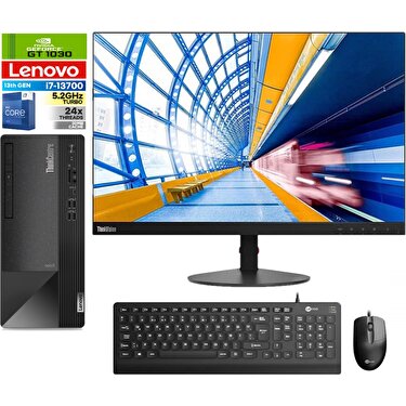 Lenovo Thinkcentre Neo 50T Gen4 Intel I7 13700 16GB 1tb SSD 4GB/GT1030 WINDOWS11PRO 23.8