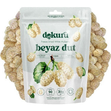 Dokuru Dut Kurusu Meyve Cipsi - Dondurularak Kurutulmuş Freeze Dried Çıtır