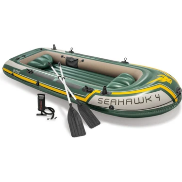 Intex Seahawk 4 Bot Set (Kürek ve Pompa) 351X145X48