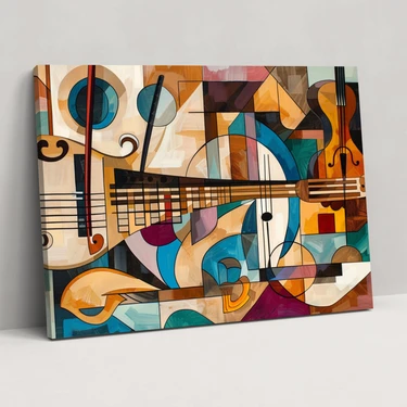 Painted Anarchy Picasso Müzik Aletleri Kanvas Tablo - Pablo Fiyatı