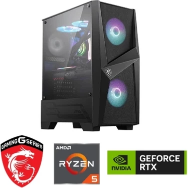 MSI Gaming Pc - RTX4060 8gb - Ryzen 5 5600 - 16GB Ddr4 Ram - 1tb M.2 SSD - Windows 11