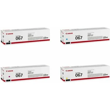 Canon CRG-067 Orjinal 4 Renk Toner