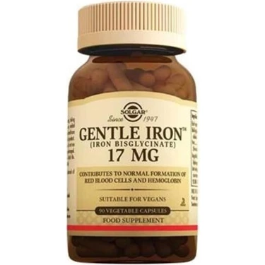 Solgar Gentle Iron 17 mg 90