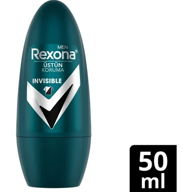 Rexona Üstün Koruma Erkek Roll On Deodorant Invisible 72 Saat Kesintisiz Koruma 50