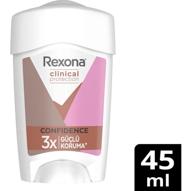 Rexona Clinical Protection Kadın Stick Deodorant Confidence 3x Güçlü Koruma 45