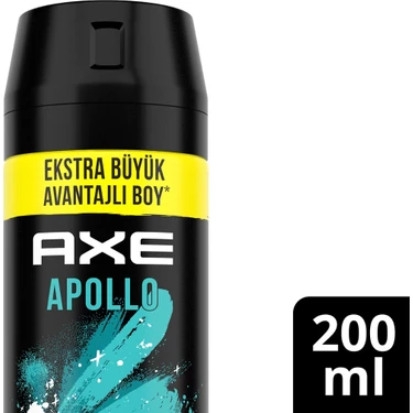 Axe Erkek Sprey Deodorant Apollo 48 Saat Etkileyici Koku 200