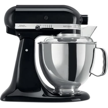 KitchenAid Artisan 4,8 L Stand Mikser 300 W Güç Siyah Renk Paslanmaz Çelik Materyal