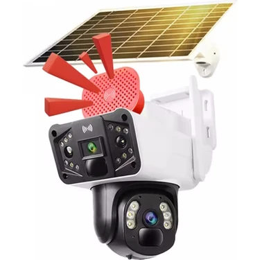 O-Kam PRO-3915 4g 6mp Dual Lens Güneş Panelli Solar