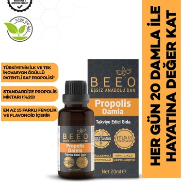 BEE'O Propolis Damla, 20