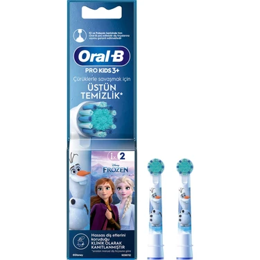 Oral-B Şarjlı Diş Fırçası Yedek Başlığı Frozen 2 adet