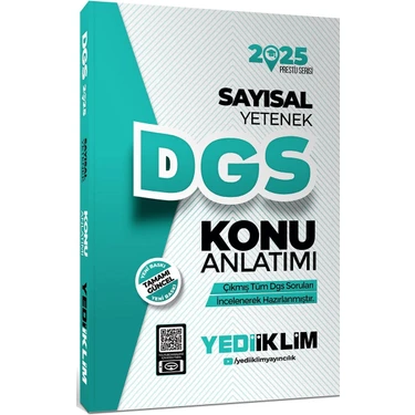 Yediiklim Yayınları 2025 DGS Sayısal Yetenek Konu