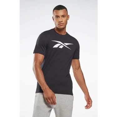 Reebok Gs Vector Tee Siyah Erkek Kısa Kol