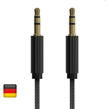 Woyax By Deji 3.5mm Aux to 3.5mm Aux Ses Kablosu Stereo Destekli Örgülü