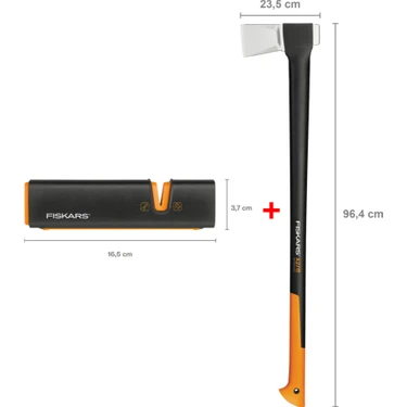 Fiskars Yarma Baltası XXL-X27 + Balta ve Bıçak