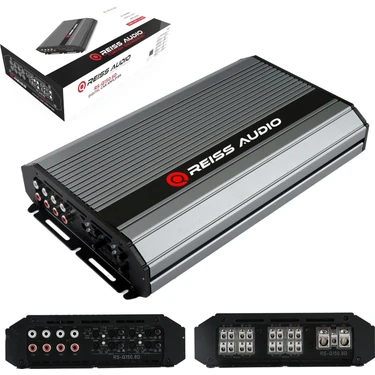 Reıss Audıo RS-Q150.8D Oto Anfi Stereo 8X150 Watt 8