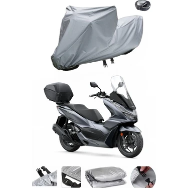 Wovex Honda Pcx 125-150 Motosiklet Brandası Topcase Arka Çanta Uyumlu Branda