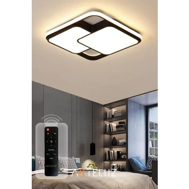 Arteluz Modern Şık Plafonyer LED Avize Tavan Model 3 Renk Avize Salon LED Lambası