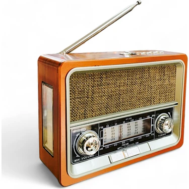 Royal Trend Güneş Panelli Nostaljik Radyo , Fener Özellikli Bluetooth Nostalji