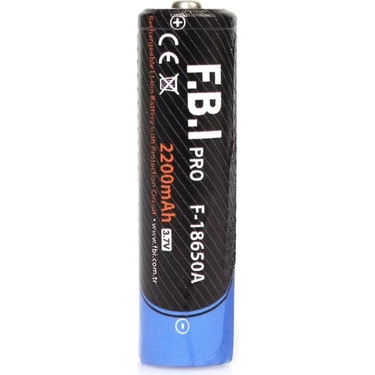 Durgunstore F 18650A 3.7V 2200MAH Şarj Edilebilir Li-Ion Pil El Feneri Pili 2