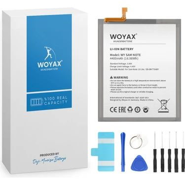 Woyax by Deji Samsung Galaxy Note 10 Lite Uyumlu Mucize Batarya