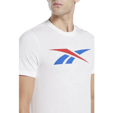 Reebok Gs Vector Tee Beyaz Erkek Kısa Kol