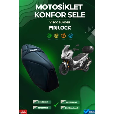 Pinlock Honda Forza Motosiklet Konfor Sele ve Koltuk Kılıfı Visco