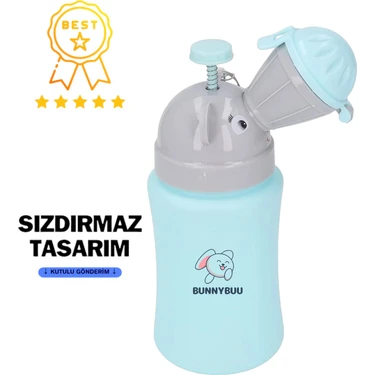 Bunnnybuu Taşınabilir Çocuk Bebek Pisuar Acil Tuvalet Çocuk Lazımlık İşeme Şişesi İdrar