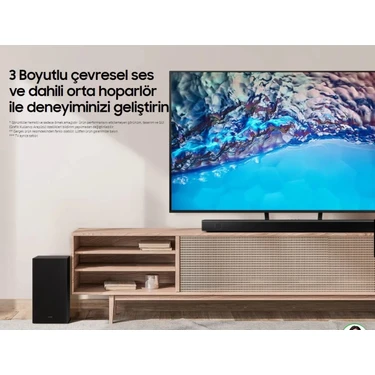 Samsung 3 Boyutlu Çevresel Ses Dts Virtual x & Dolby Audio Game Mode, Derin ve Zengin Bas 430W 3.1