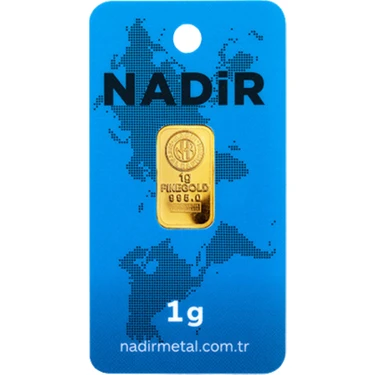 Nadir Gold 1 gr 24 Ayar 995 Milyem Nadirgold Gram