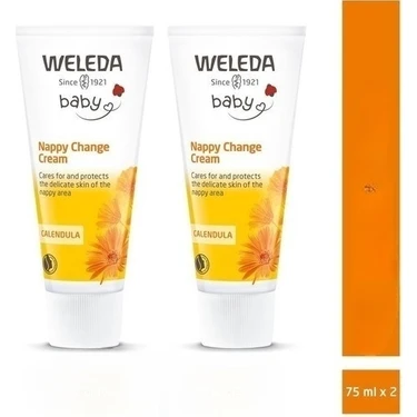 Weleda Baby Calendula Pişik Kremi 2 x 75ML Şişe Formu ile Hassas Cilt Koruma