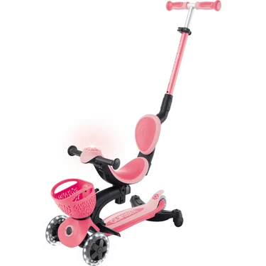 Globber Go Up Baby 360 Işıklı Scooter - Koyu Pastel