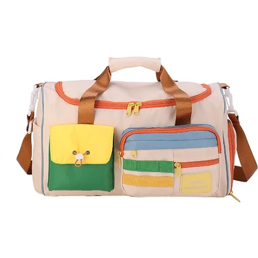 Qingyuan Department Store Crossbody Spor Çantası, Spor Çantası, Seyahat Çantası, Kısa Yolculuk Iş